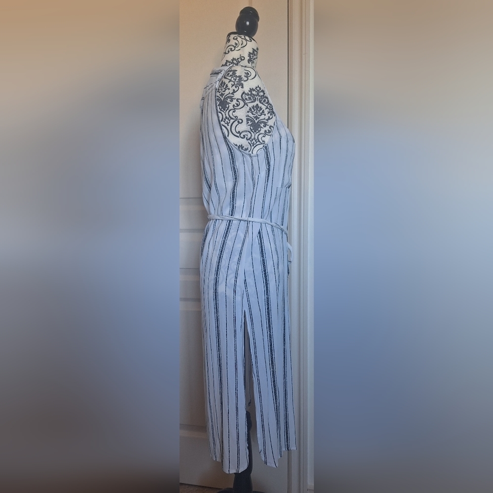 Kismet sheer white & black vest/cardigan size M - Picture 7 of 8